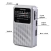 high sensitivity world radio slim mini radio fm portable receiver
