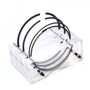 High temperature resistant piston and piston ring used for cars