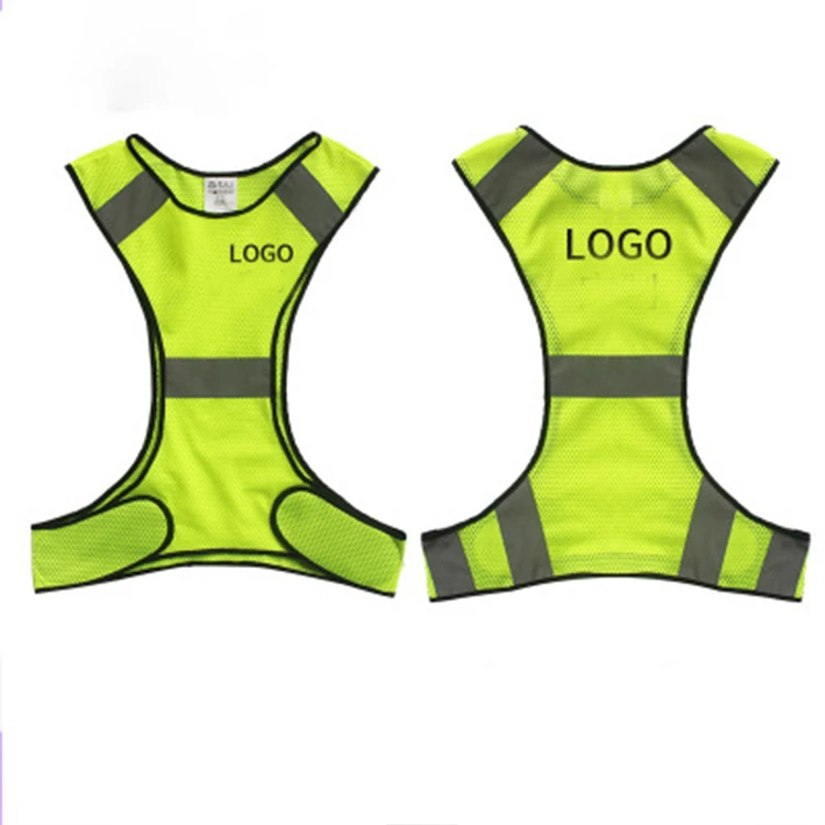 High Visibility Safety Vest Reflective Jacket For Running Jogging Walking Bike