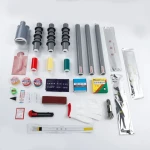 High voltage cold shrink cable terminal head 10kv/35kvoutdoorsthree-core power cable attachment connector silicone rubber sleeve