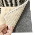 HJ Non Slip Pad Rug Grippers Double Layers Cushioning Felt Carpet Pads for Area Rugs on Hardwood Floors