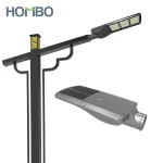 HOMBO AC 220V High Power Aluminium Project Road Light Ip66 Waterproof SMD LED Street Light With Sensor