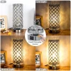 Home decoration dimmable Crystal Touch Control Table Lamp with Dual Fast USB Charging Ports for bedroom