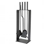 Home Travel Indoor Outdoor Fireplace Accessories Necessities Stove, Fire Hook, Outdoor Camping Fireplace Tools Design Chrome