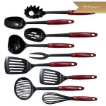 Homesen top sale complete 9pcs nylon kitchen utensils tool set