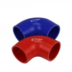 Hose silicone red silicone hose customized size 90 degree elbow silicone hose