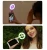 Import Hot in Summer Portable LED Flash Pink Fans Selfie RingLittle Angel Fan Mini Selfie Light 7 Color for smartphone from China