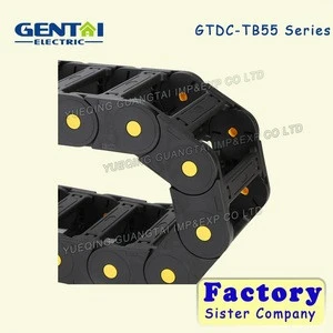 Hot sale 55 Series Cable Carrier Enhanced Nylon PA66G Bridge Can be Opened on Both Side Type Towline Drag Chain