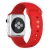 Import Hot sale Apple iWatch series 1/2/3/4/5/6 pure color soft double nail silicone strap rubber strap from China
