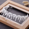 Hot sale bridal hair accessories royal wedding tiaras beauty pageant crown tiara
