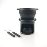 Hot sale ceramic fondue set for chocolate fondue or cheese fondue sets
