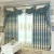 Import hot sale china rideaux 3D embroidery blackout living room valance curtain window curtains from China