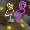 hot sale colorful led neon light with decoration lamp
