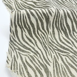 Hot Sale Factory Direct Price Linen Printed Zebra And Gold Printed Fabric