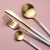 Import Hot sale knife fork spoon cutlery set from China