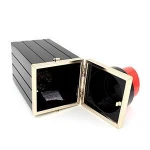 Hot Sale Lady Hand Bag Black Lipstick Shape Women Evening Bags Purses Acrylic Clutch Bag Wholesale