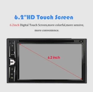 Hot Sale Low Price 6.2 Inch 2 din Car Radio ,MIrror Link And Built-in Bluetooth Car+DVD+Player
