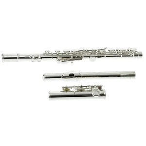Hot sale Nickel plated Flute  C tone  wind instrument 16 holes  flute