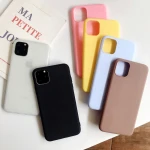 Hot Sale Shockproof TPU phone case for Samsung A02S A42 ,Candy Colors No Line Matte TPU Back Cover Case For Mobile Phone
