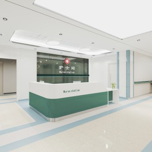 Hot Sale Solid Surface Stone Hospital Reception Desks