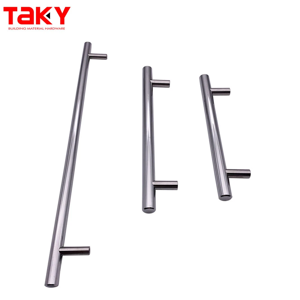Hot sale stainless steel T bar pull handles cabinet wardrobe furniture handle