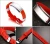 Import Hot sales red silicone adjustable accessories bangle rubber magnetic sports bracelets from China