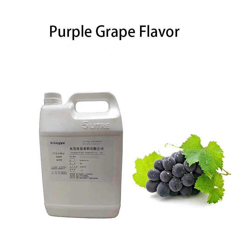 Hot Sell Artificial Fruit Flavour Liquid Essence Purple Grape Flavor For Juice Beverage Wine