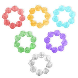 Hot Selling Baby Teether Food Grade Silicone Products  Non Toxic Toys