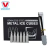 Hot selling Bullet Shaped Stainless Steel ice cubes Gift Set of 6/Whiskey Chilling Stones/whiskey bullets