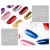 Import Hot Selling Glitter Nail Art Pigment Colorful Metallic Chrome Mirror Nail Powder from China