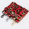 Hot Selling Multi Colors Ribbon Adjustable Leopard Styles Widened Decompression Long Shoulder Crossbody Strap for Bag