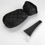 hot selling warm ice scraper with glove/custom ice scraper with glove/window ice scraper glove