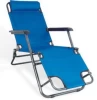 hot steel balanced folding beach chair/foldi sun lounger chair with pillow