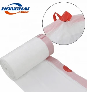 Hot wholesale Plastic drawstring garbage bag on roll, scented garbage bag, construction garbage bag