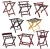 Import HOTEL LUGGAGE FOLDING RACK WITHOUT BACK WOOD Material from China