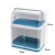 Import Household Double Plate Bowl Storage Rack Plastic Dish Rack Drain With Cover Kitchen Storage Rack from China