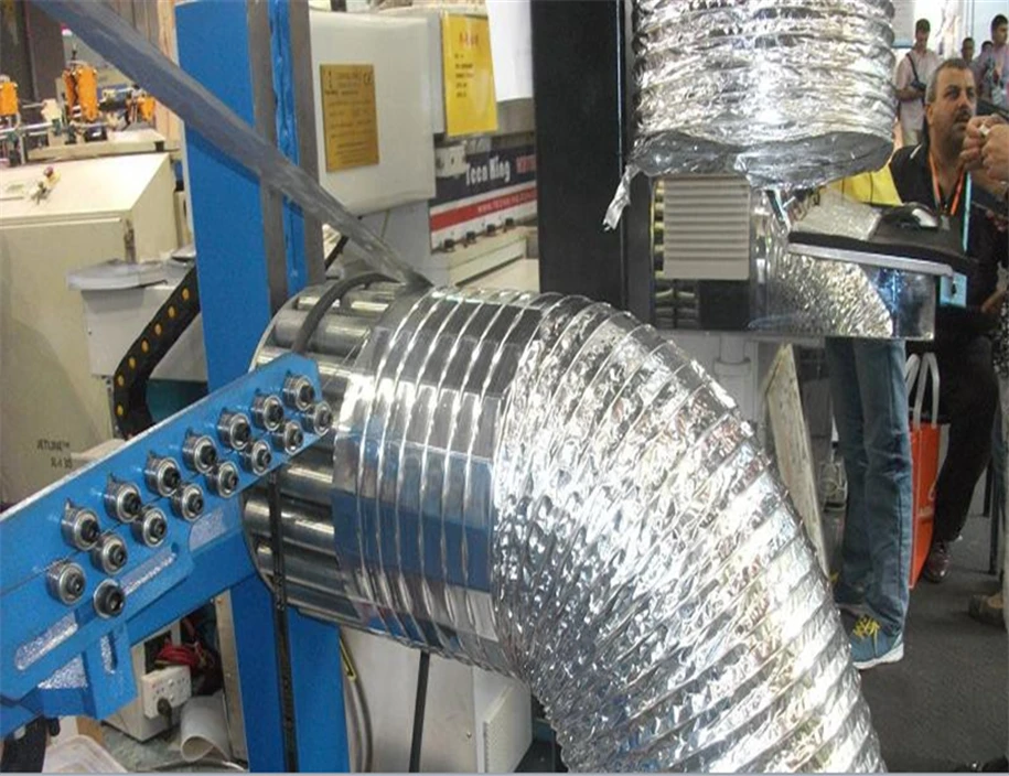 HVAC Aluminum Flexible Duct Forming Machine Manufacturer