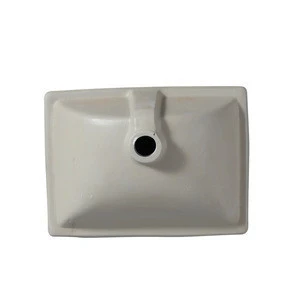 HY-3026 cheap ceramic rectangular undermount bathroom sink