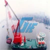 hydraulic floating crane for dredgering application 30ton min luffing jib