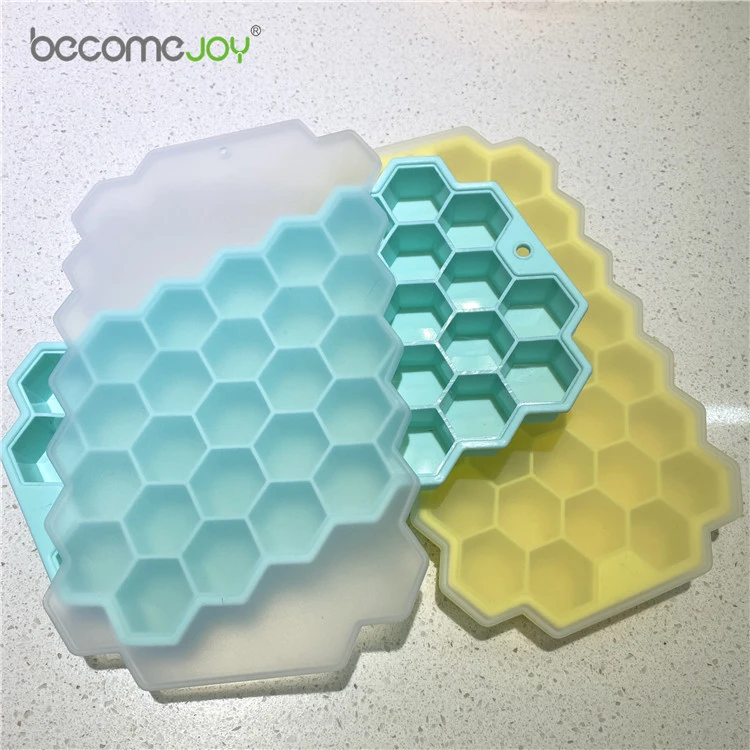 Ice Tools Bee honeycomb Shaped Silicone ice cube tray