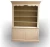 Import Indonesia French Furniture Open Bookcase 2 Doors - Home Furniture French Provincial Bookcase from Indonesia