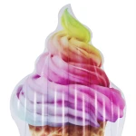 Inflatable Ice Cream Cones - 36 Inch 3 Pack -water play equipment  for Swimming Pool and Beach Parties, Birthdays, Party Favors