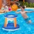 Import Inflatable pvc swimming pool floating basketball hoop Volleyball rack equipment from China