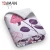 Import INS Korean style pink rose printed soft flannel screen blanket for winter from China