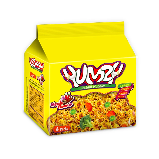 Instant Noodles Masala Flavor 60 gm, 240 gm and 496 gm
