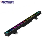 IP66 outdoor LED pixel color bar 12x10W rgbw waterproof led wall washer linear light