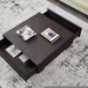 Italian minimalist square tea table set Nordic home villa furniture tea table modern living room solid wood coffee table