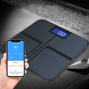 ITO glass platform Bluetooth Body-fat scale 396 Lbs Smart Digital Bathroom BMI Bluetooth Body Fat Weight Scale With Smart APP