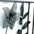 Import IVY 3d Black Metal Flower Branch Leaf Wall Art Hangings Home Decor from China