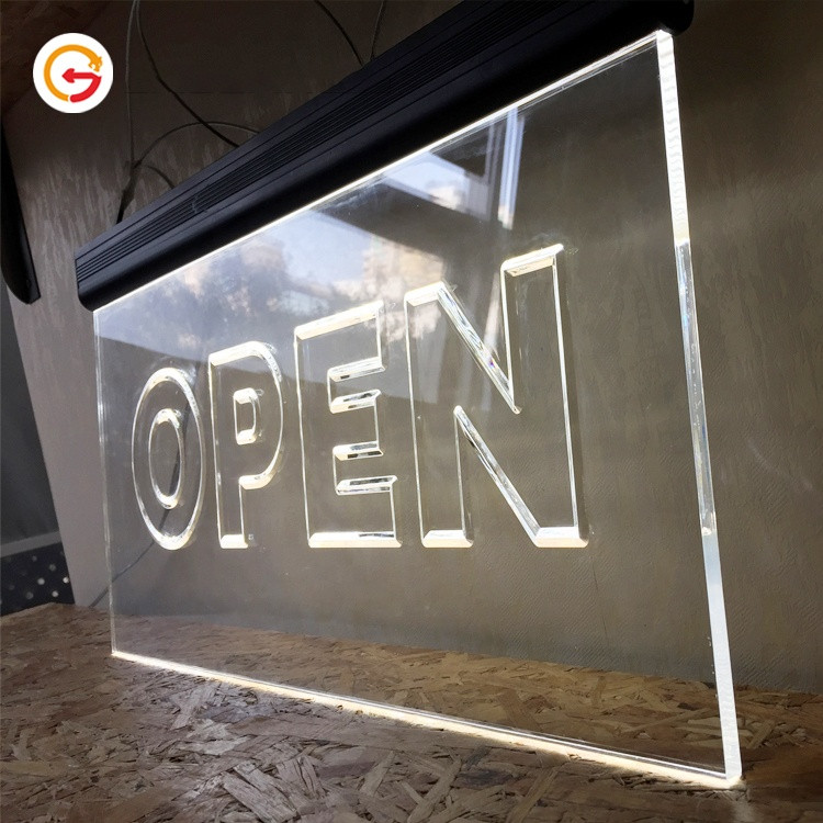 Sign Boder Light Buy Jaguarsign Custom Lighting Acrylic Led Edge Lit Sign Shop Hanging ...